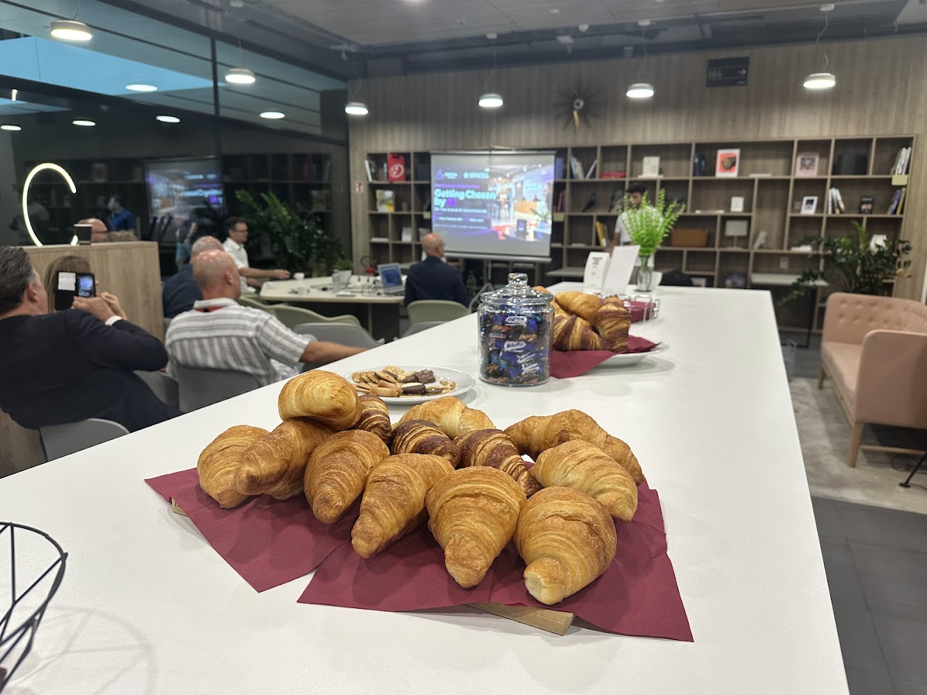 Croissants at a DigitalCoffee